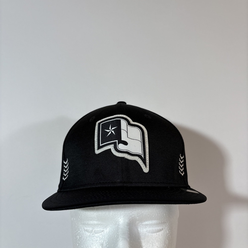 New Era 59FIFTY Texas Rangers Black MLB Fitted Hat NEW 6 3/4
